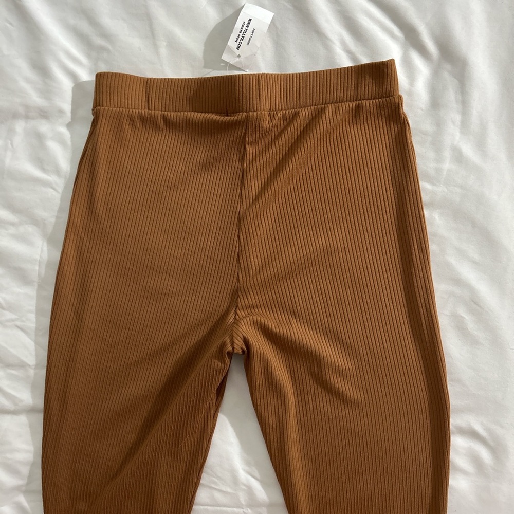 Tillys Ribbed Flare Pants - Picture 5 of 5
